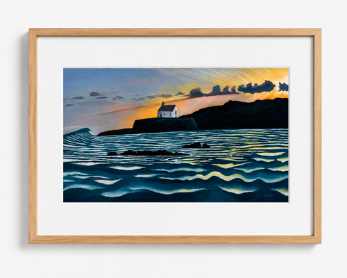Cyfwn - Framed Surf Art Print